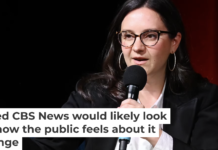 Bari Weiss speaks on stage on Nov. 19, 2024, in New York City. Photo by Noam Galai/Getty Images for The Free Press